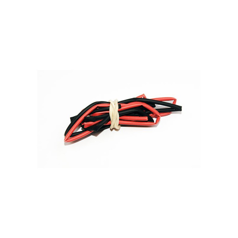 Chargeur pour accu pour appareil radiocommandé Gaines Thermo diam. 1,5mm Rouge+Noir 2x50cm