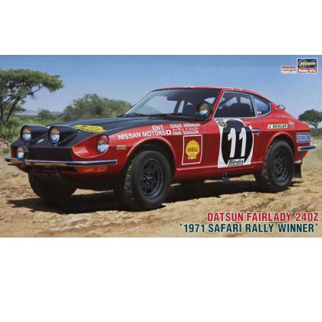 Fairlady 240Z Safari Rally1/24 Plastikautoabdeckung | Scientific-MHD