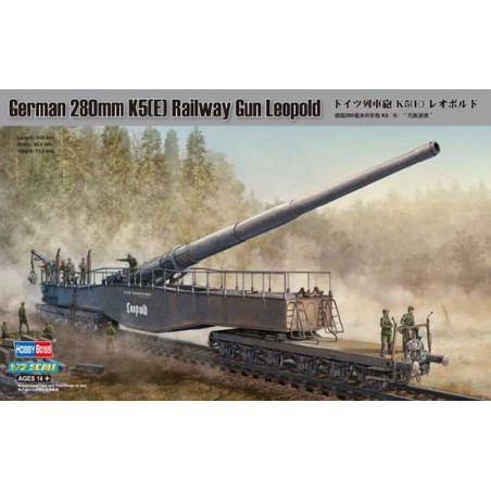 Deutsch -Kunststoff -Zug -Zugmodell 280 mm Leopold 1/72 | Scientific-MHD