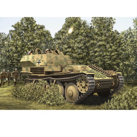 Maquette de Char en plastique Flak 38 Pz.Kpfw .38 (t) 1/35 Maquette de Char en plastique Flak 38 Pz.Kpfw .38 (t) 1/35