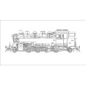 Maquette de train en plastique German Dampflokomotive BR86