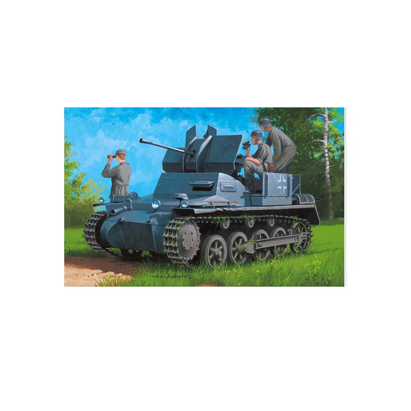 Maquette de Char en plastique Flakpanzer IA 1/35