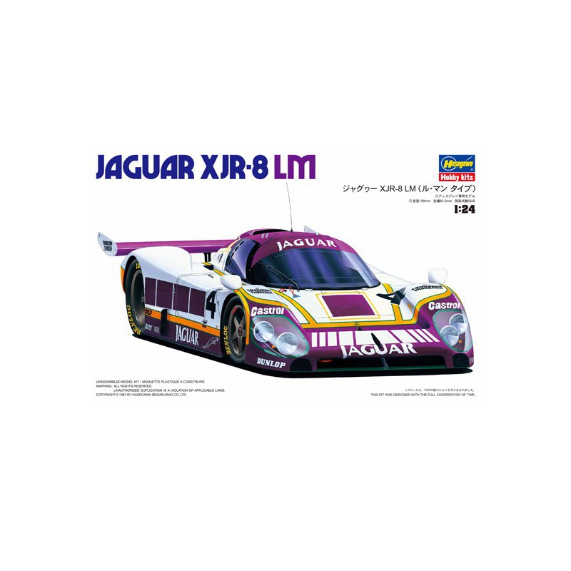 Maquette de voiture en plastique JAGUAR XJR-8 LM 1/24