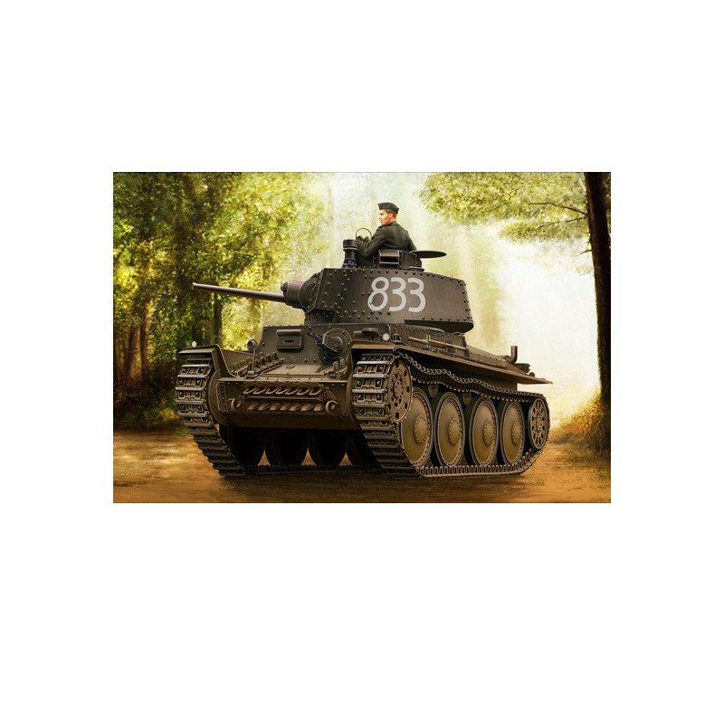 Maquette de Char en plastique Panzer Kpfw.38(t) Ausf.E/F 1/35