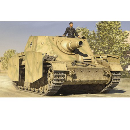 SD plastic tank model. KFZ.166 Brummbar 1/35 | Scientific-MHD