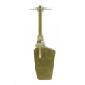 Brass rudder in Brass Boat 22x77mm (1pc) | Scientific-MHD