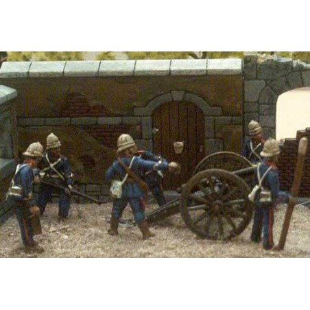 Colonial war artillery figurine | Scientific-MHD