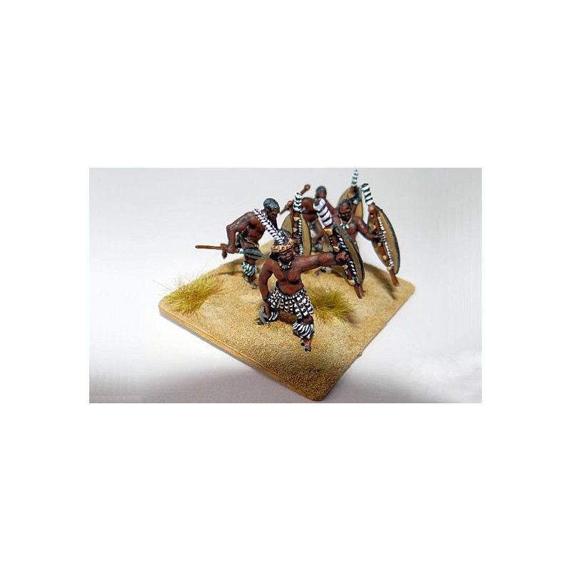 Figurine Guerriers Zoulous 1/72 Figurine Guerriers Zoulous 1/72