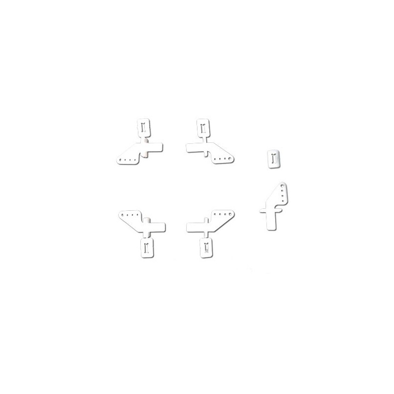 Accessoire embarqué Guignols profilés 19mm + clips (5 pcs)