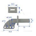 Accessoire embarqué Guignols profilés 19mm + clips (5 pcs)