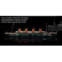 Maquette de Bateau en plastique R.M.S. TITANIC + Leds 1/700