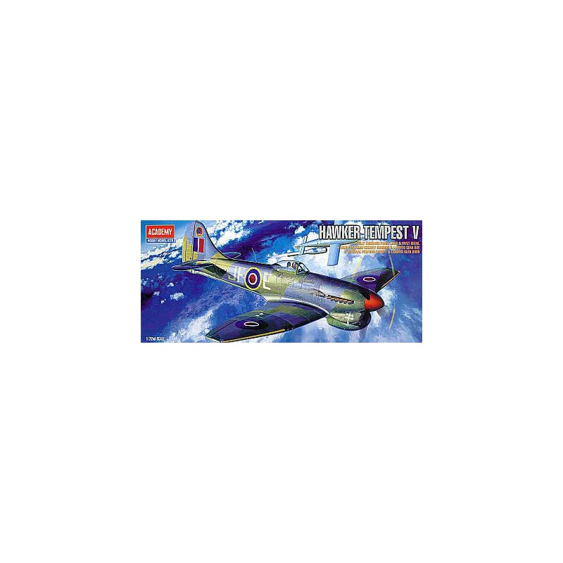 Maquette d'avion en plastique Hawker Tempest V 1/72 Maquette d'avion en plastique Hawker Tempest V 1/72