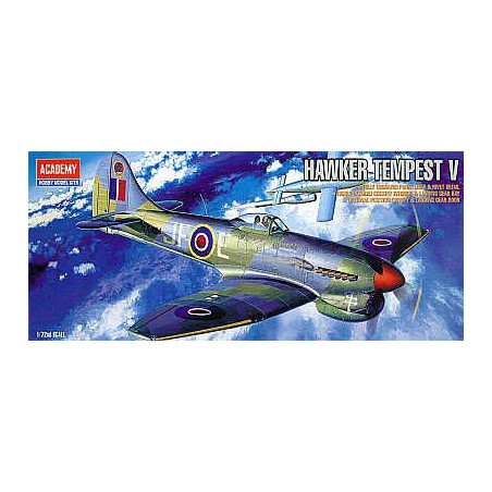 Hawker Tempest V 1/72 plastic plane model | Scientific-MHD