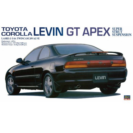 Toyota Corolla Levin GT 1/24 plastic car cover | Scientific-MHD