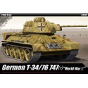 Maquette de Char en plastique German T-34/76 747r 1/35