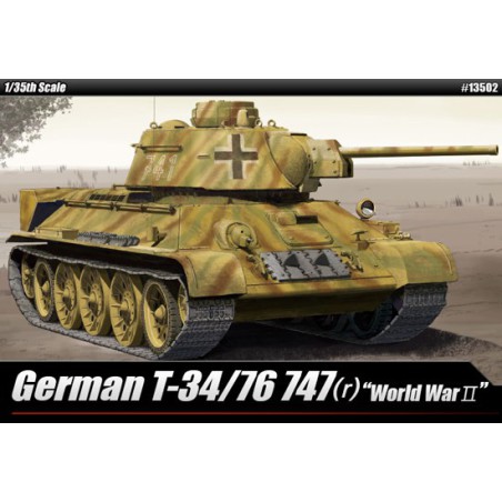 Maquette de Char en plastique German T-34/76 747r 1/35