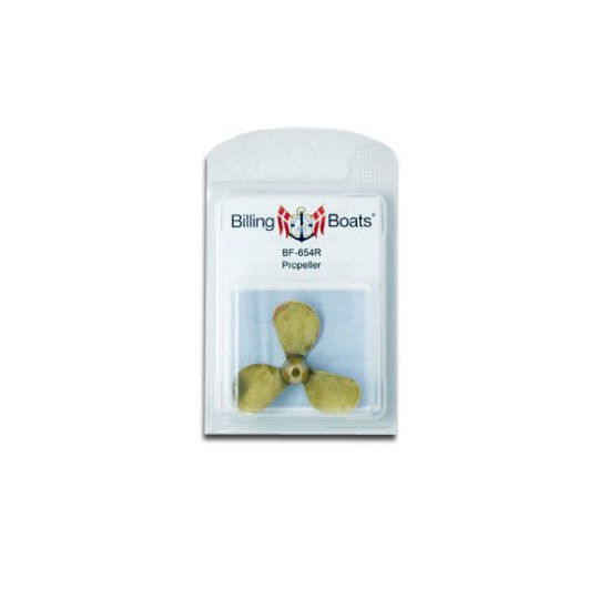 Accastillage de bateau Hélice tripale laiton droite m4 50mm (1pc) Accastillage de bateau Hélice tripale laiton droite m4 50mm (1pc)