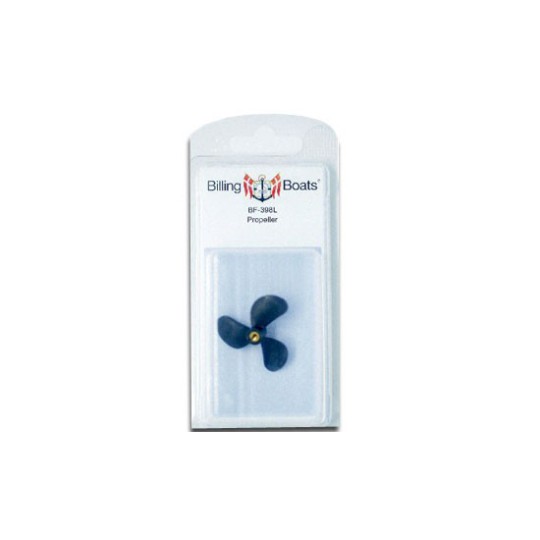 Accastillage de bateau Hélice tripale plastique gauche m3 40mm (1pc) Accastillage de bateau Hélice tripale plastique gauche m3 40mm (1pc)