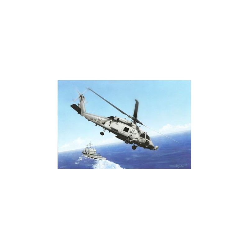 Maquette d'hélicoptère en plastique HH-60H RESCUE HAWK 1/72