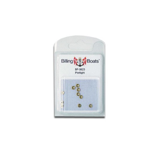 Accastillage de bateau Hublots en laiton 5mm (10pcs) Accastillage de bateau Hublots en laiton 5mm (10pcs)