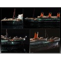 Maquette de Bateau en plastique R.M.S. TITANIC + Leds 1/700