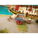 Boat to be charged and barrel overwhelming 18th century ech. 1/72 | Scientific-MHD