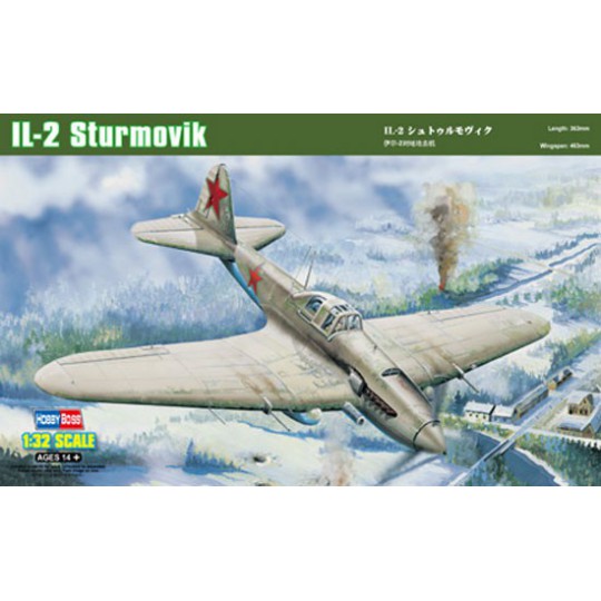IL-2 Plastic Airplane model Stormovik Ground at. 1/32 IL-2 Plastic Airplane model Stormovik Ground at. 1/32 | Scientific-MHD
