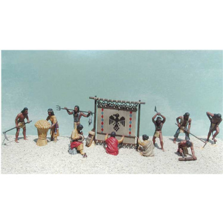 Figurine INDIENS MISSION CALIFORNIE1/48