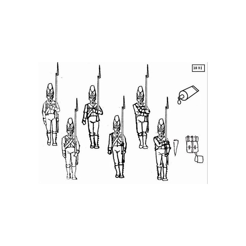 Figurine INFANTERIE BAVAROISE 1/32