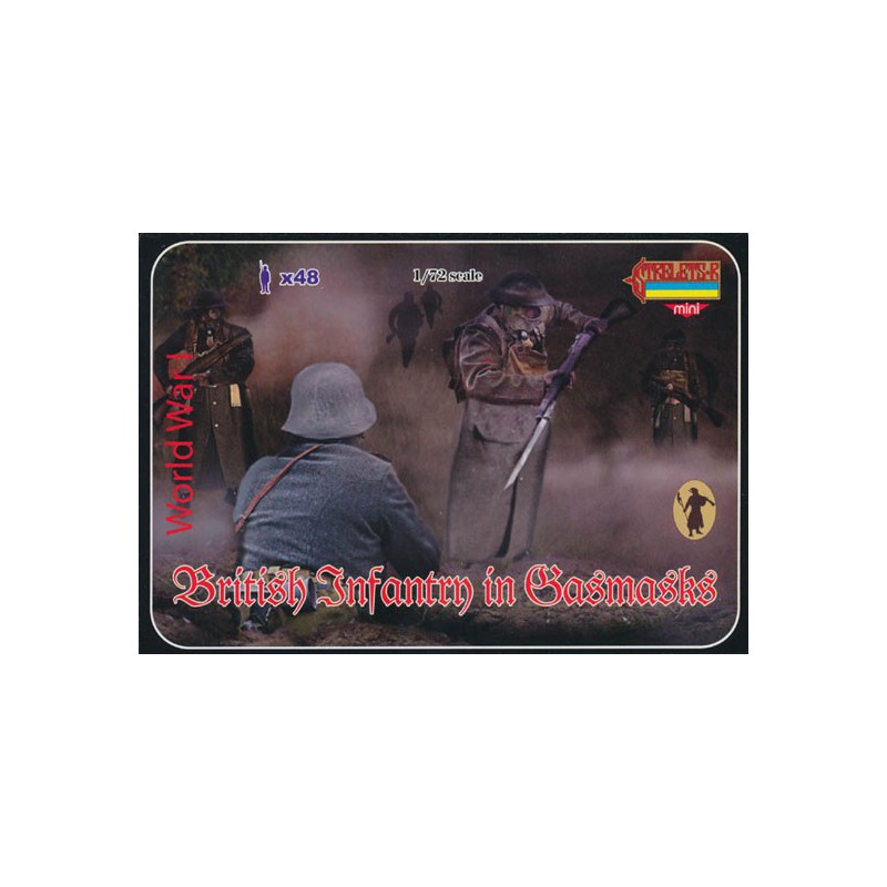 Figurine INFANTERIE BRIT. MASQUE 1/72