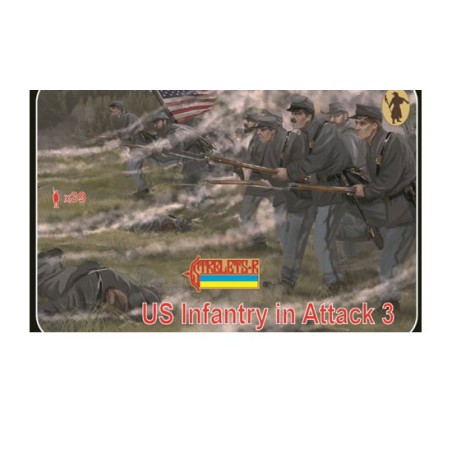 Union Infantry figurine in Attack Gettisbur | Scientific-MHD