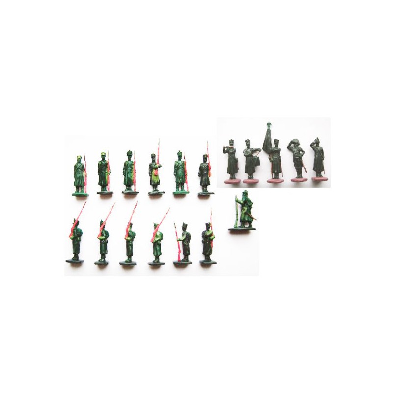 Figurine French Line Infantry Standing At Attention