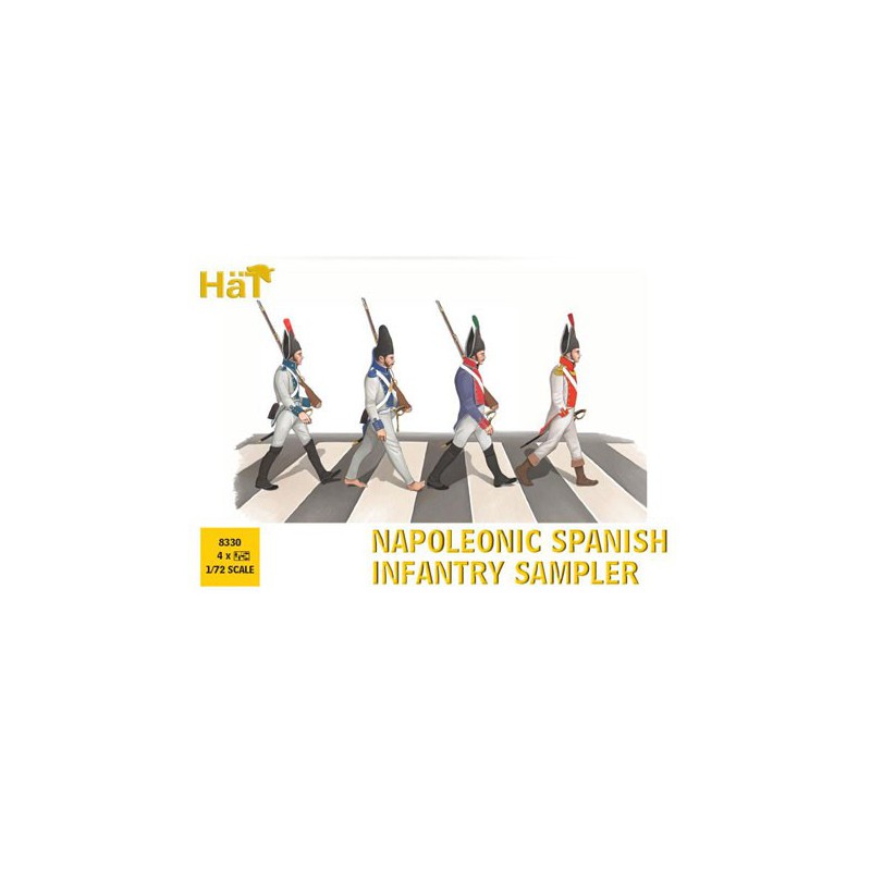 Figurine NAPOLEONIC SPANISH INFANTRY SAMPLER 1/72