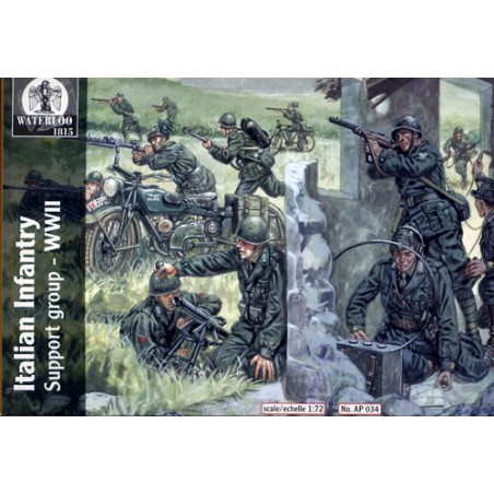 Italienische Infanterie -Figur im Zweiten Weltkrieg 1/72 | Scientific-MHD