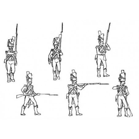 Figurine INFANTERIE L. CARABINIERS 1/32