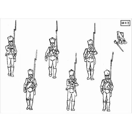 Prusian infantry figurine 1/32 | Scientific-MHD