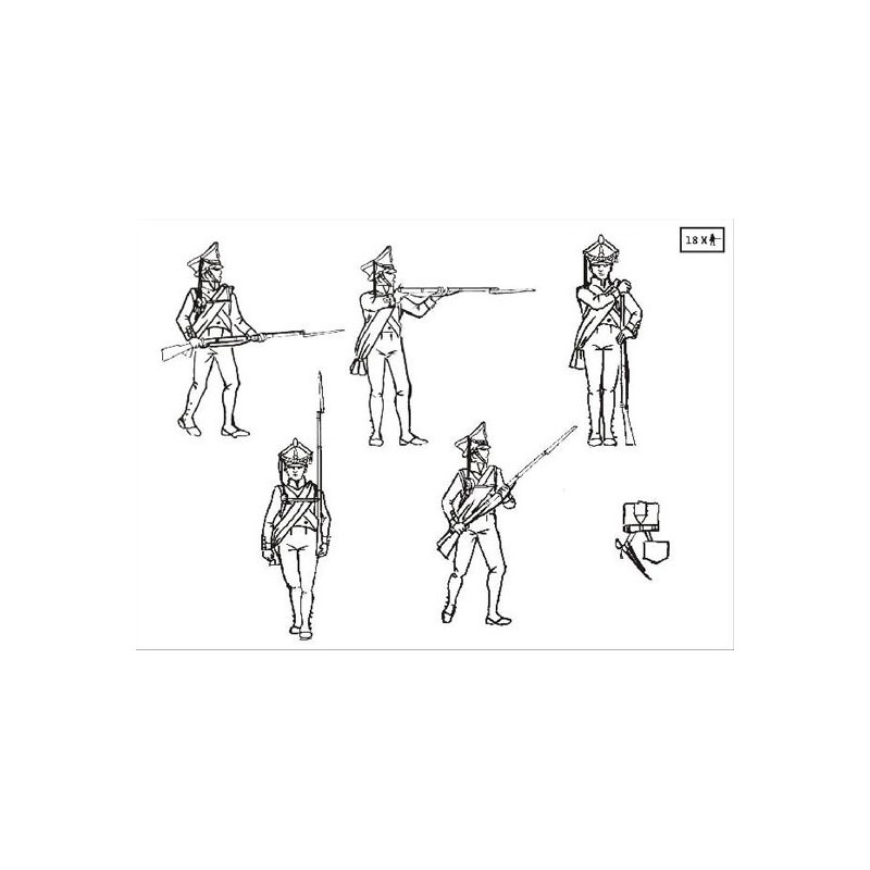 Figurine INFANTERIE RUSSE ACTION 1/32