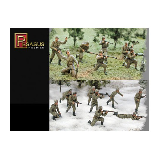 Figurine INF. RUSSE EN PPE 1/72