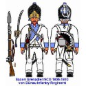 Figurine INFANTERIE SAXONNE 1806 1/72