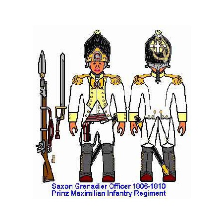Sachsen -Infanterie -Figur 1806 1/72 | Scientific-MHD