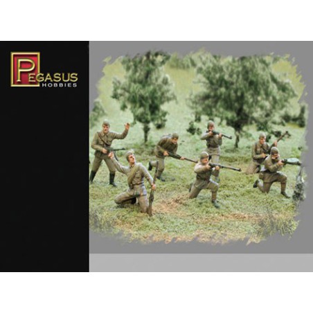 Figurine INF. RUSSE ETE WWII 1/72