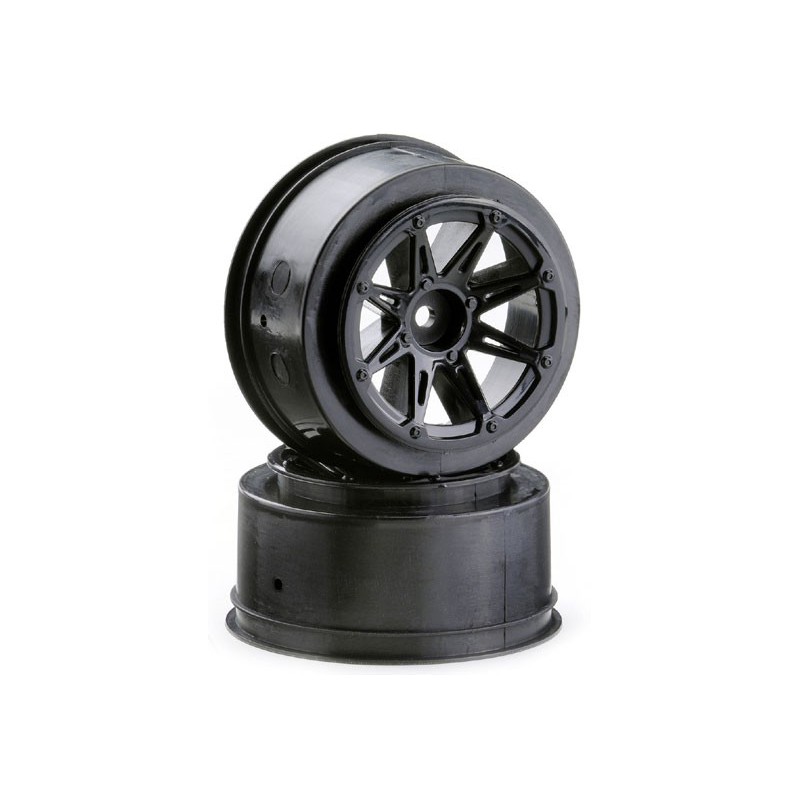 Accessoires pour voiture radiocommandée JANTES SC CHROME 8 BRA. 1/10