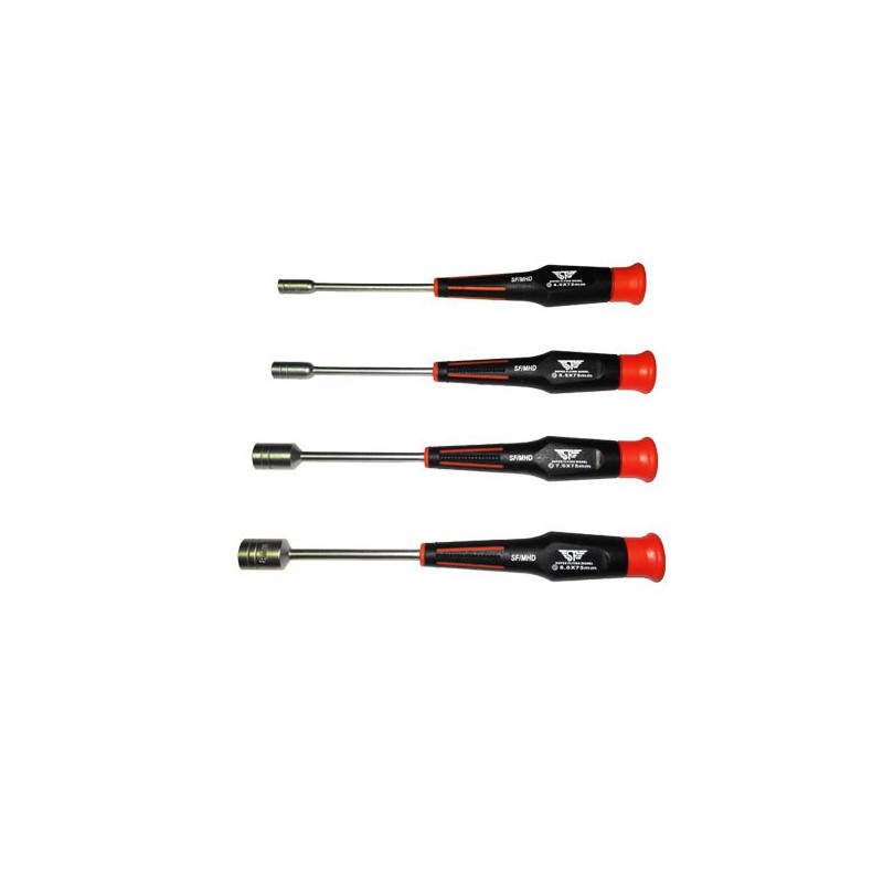 Clé pour maquette Jeu de 4 clés à écrous 4/5,5/7/8mm