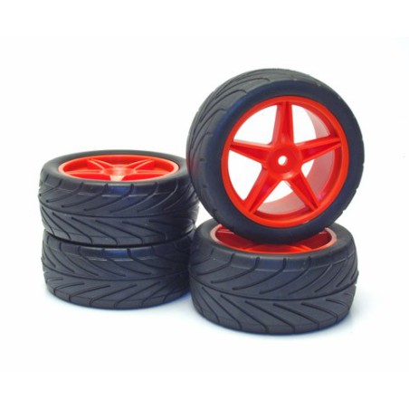 Redioante Car Accessoires 4 Räder Buggy Red Track 1/10 | Scientific-MHD