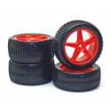 Accessoires pour voiture radiocommandée 4 Roues Buggy Rouge Picots1/10