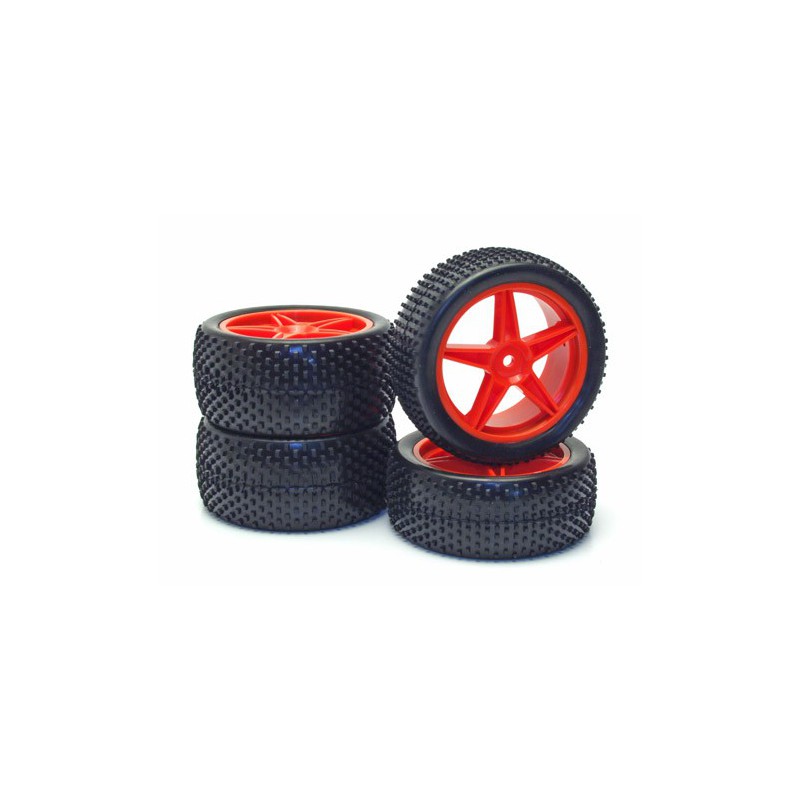 Accessoires pour voiture radiocommandée 4 Roues Buggy Rouge Picots1/10