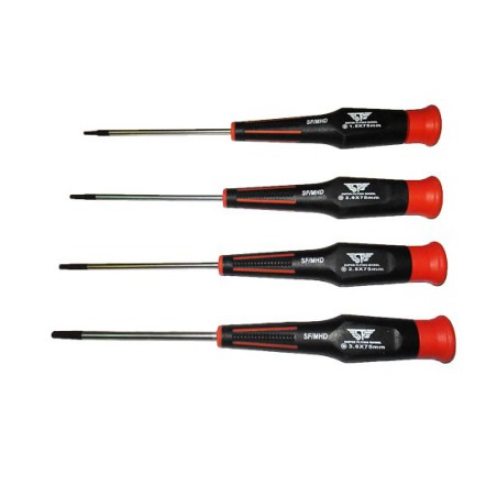 Screwdriver for model game of 4 screwdriver BTR 1.5/2/2.5/3mm | Scientific-MHD