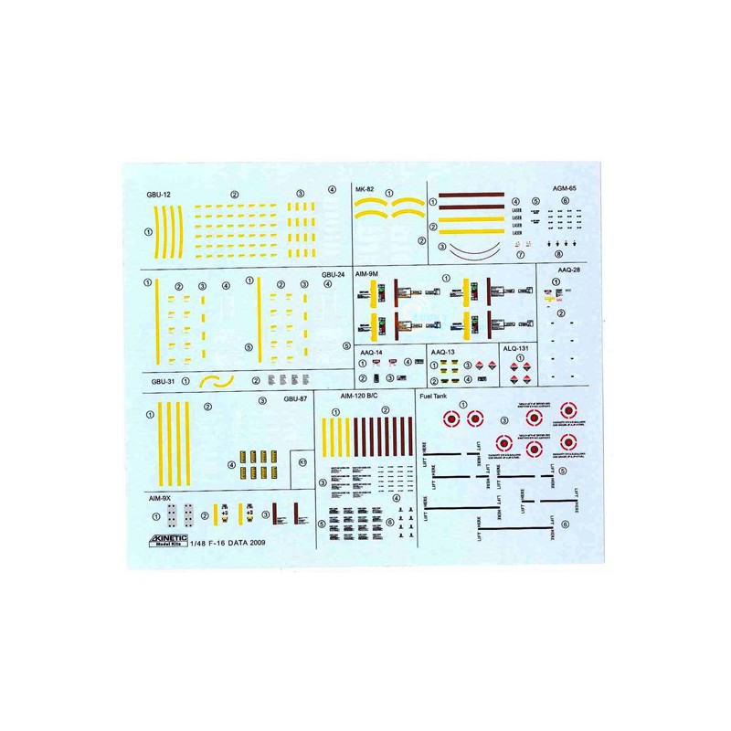 Maquette d'avion en plastique F-16F Block 601/48 Maquette d'avion en plastique F-16F Block 601/48
