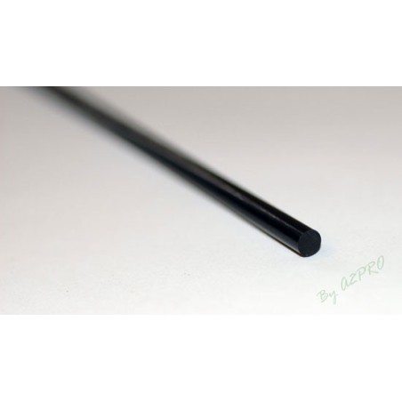 Matériau en carbone Jonc 3,0mm 1 mètre de long