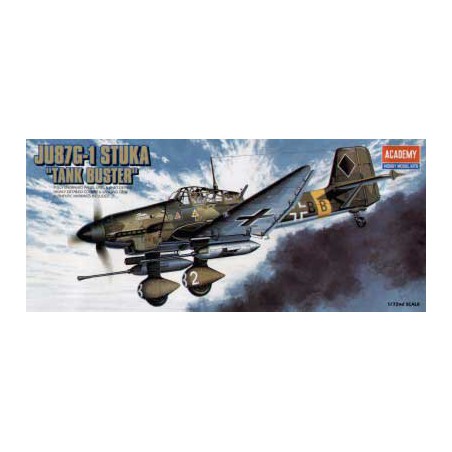 Maquette d'avion en plastique Ju-87G Stuka 1/72